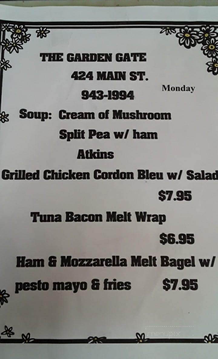 Garden Gate - Catskill, NY menu_pic