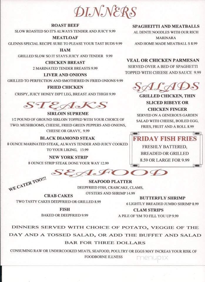 Marlos Place - Saint Marys, PA menu_pic
