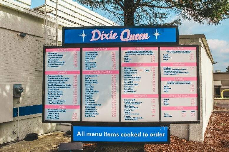 Dixie Queen - Memphis, TN menu_pic
