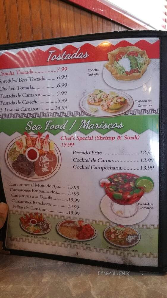 La Haciendita - Sanger, CA menu_pic