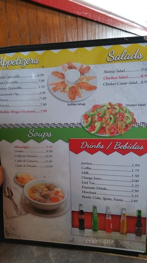 La Haciendita - Sanger, CA menu_pic