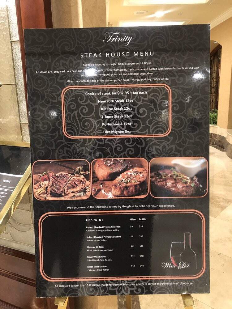 Trinity Restaurant - San Gabriel, CA menu_pic