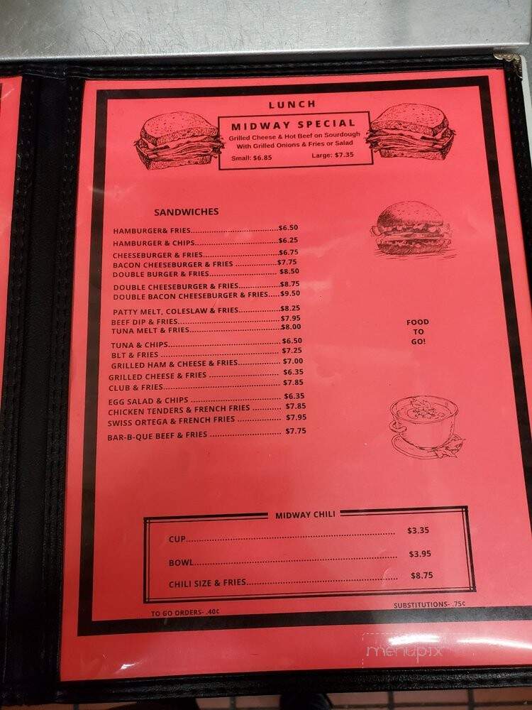 Midway Cafe - Ridgecrest, CA menu_pic