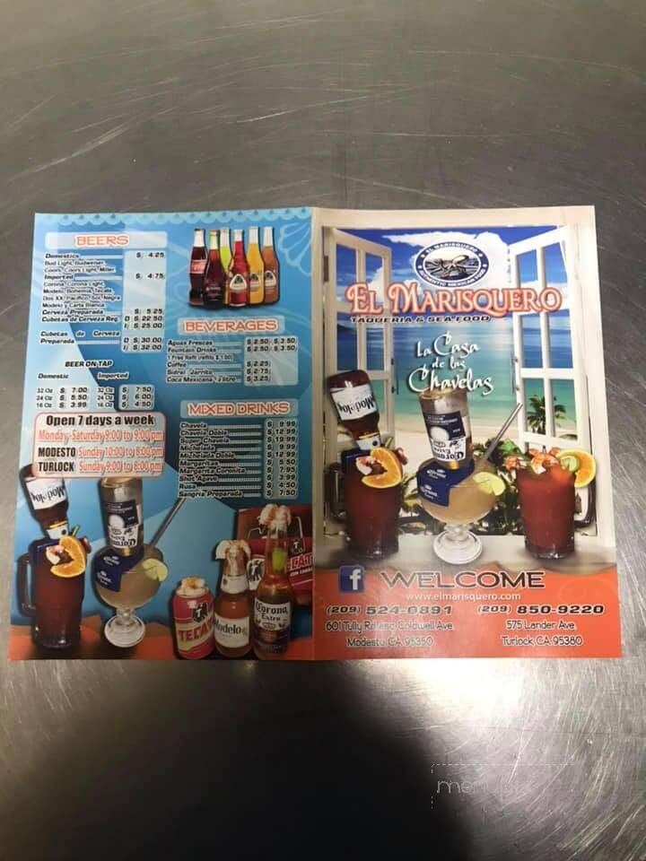 El Marisquero Authentic - Modesto, CA menu_pic