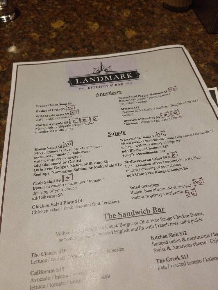 Landmark Kitchen & Bar - Sandusky, OH