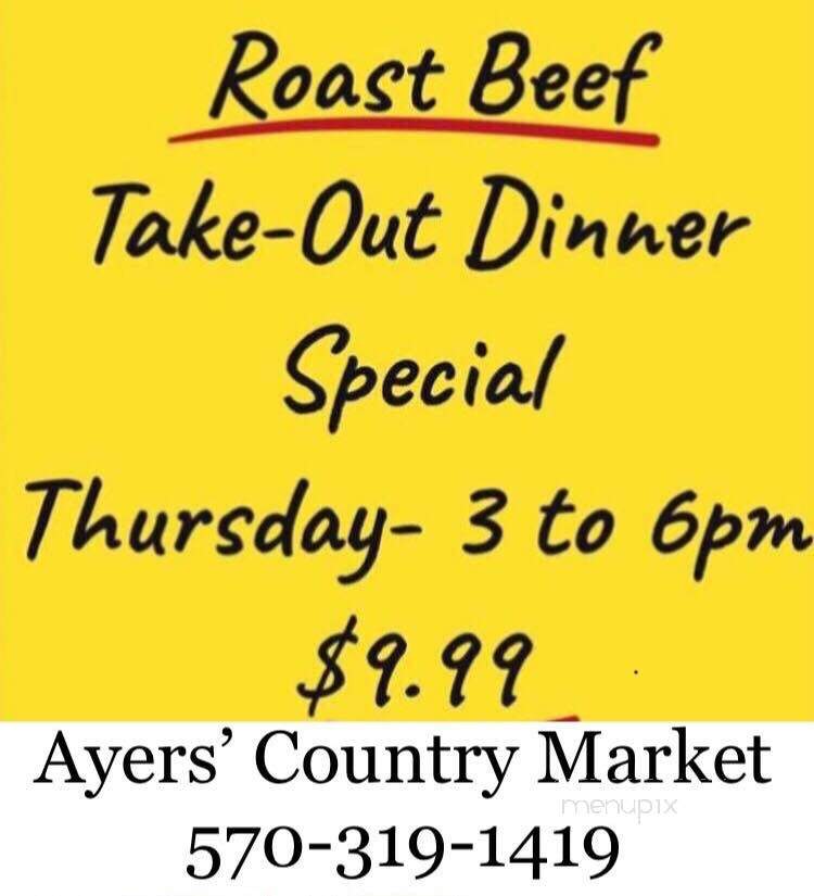 Ayers' Country Market - Clarks Summit, PA menu_pic