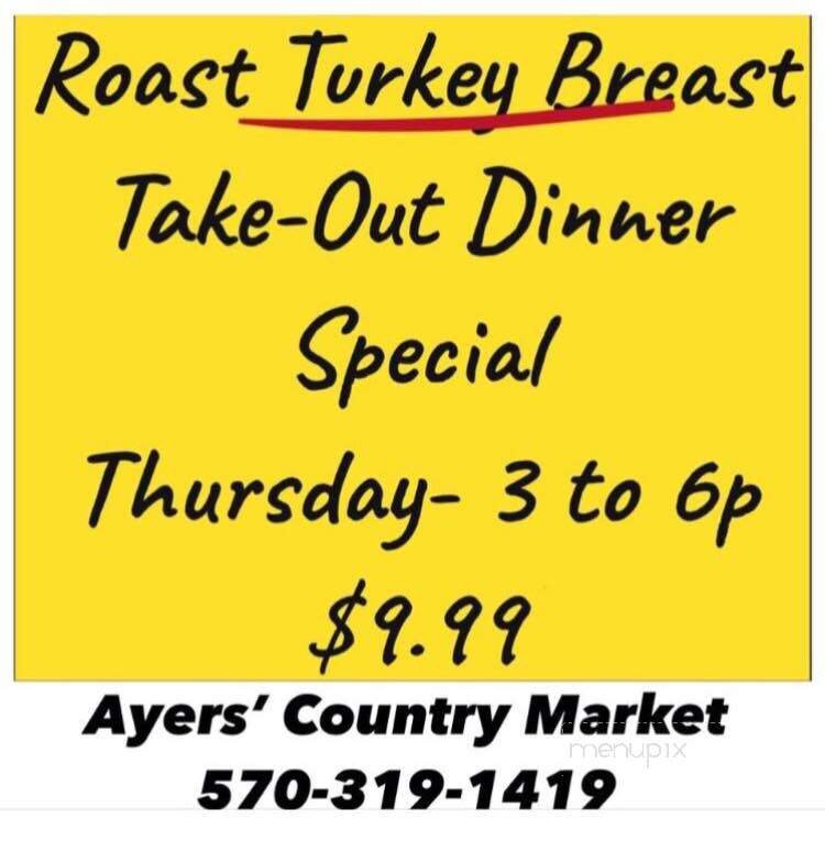 Ayers' Country Market - Clarks Summit, PA menu_pic