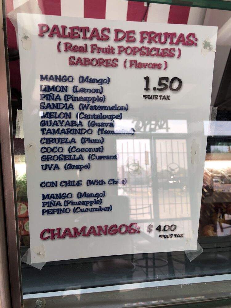 Paleteria Y Neveria La Michoacana - Tucson, AZ menu_pic