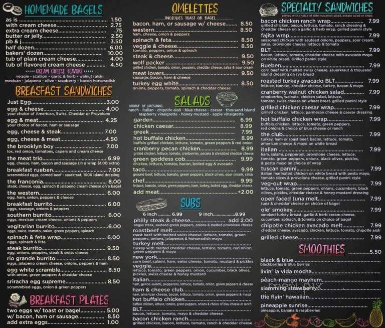 Hungry Bear Cafe - Franconia, NH menu_pic