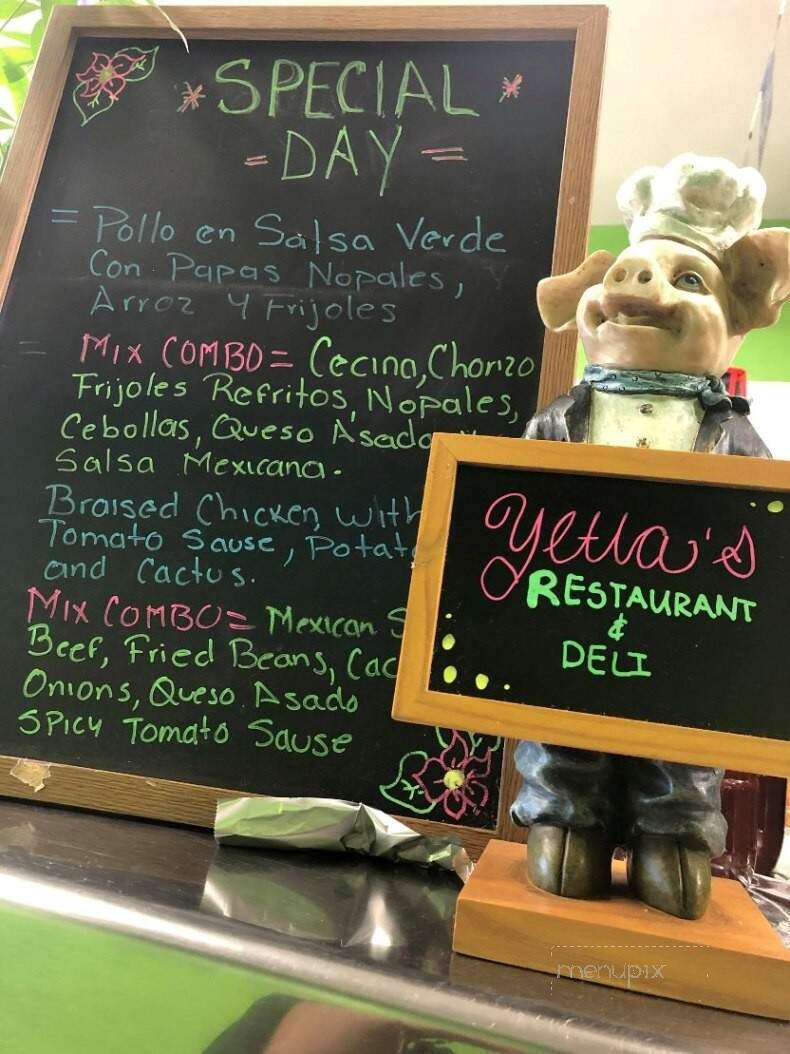 Yetla's Restaurant & Deli - Cedar Grove, NJ menu_pic
