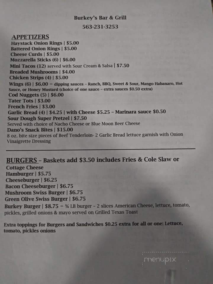 Burkey's Bar and Grill - Dubuque, IA