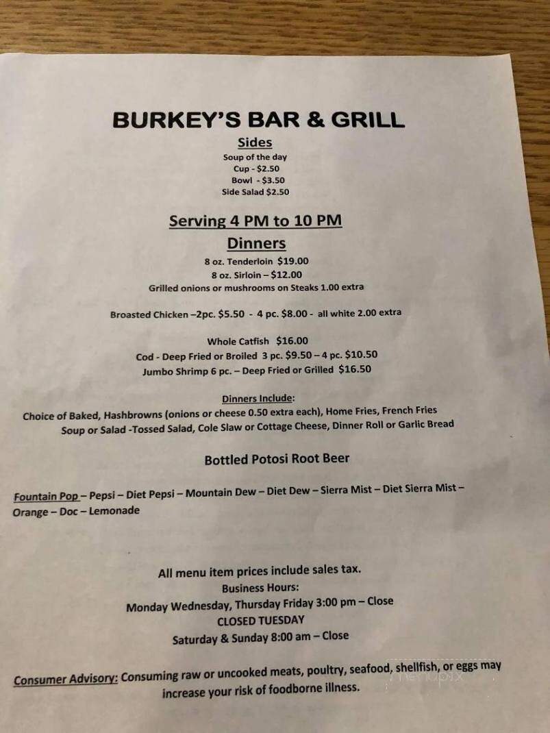 Burkey's Bar and Grill - Dubuque, IA