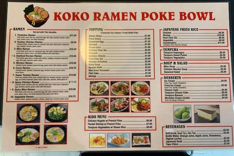 KoKo Ramen Poke Bowl - Lake Charles, LA