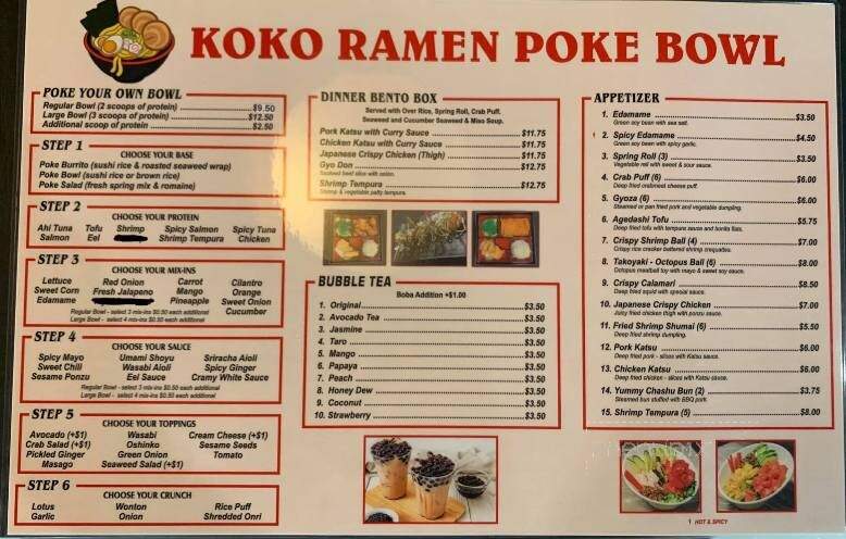 KoKo Ramen Poke Bowl - Lake Charles, LA
