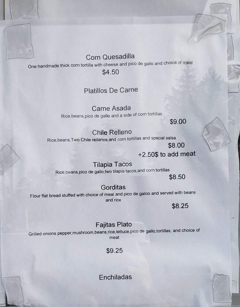 Habanero Burrito - Portland, OR menu_pic