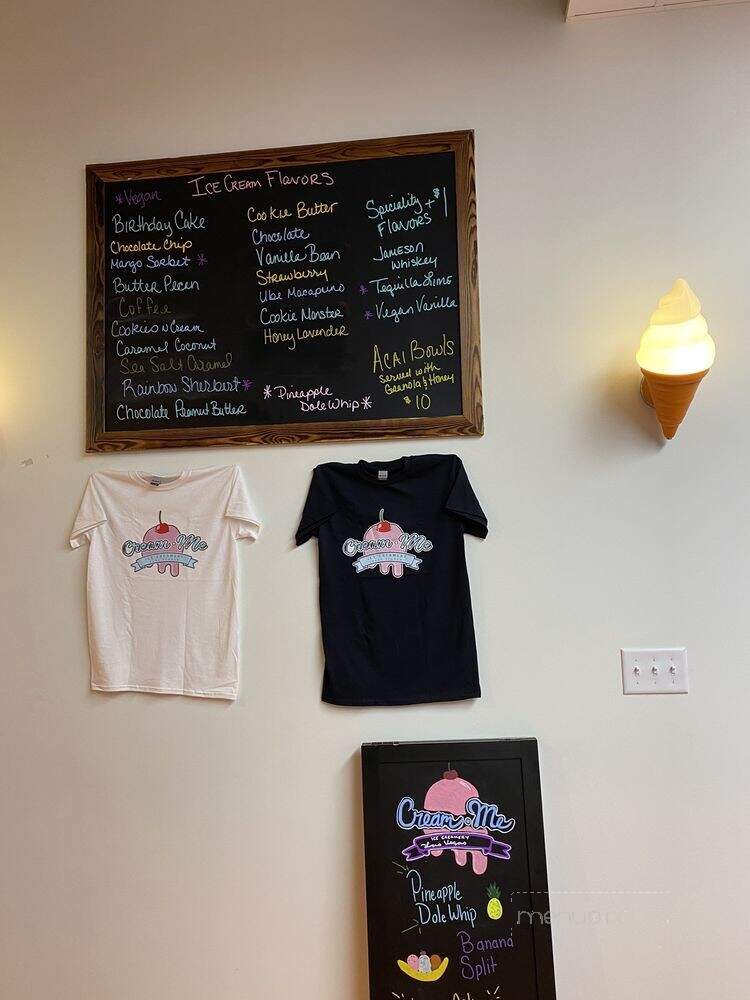 Cream Me Ice Creamery - Las Vegas, NV menu_pic