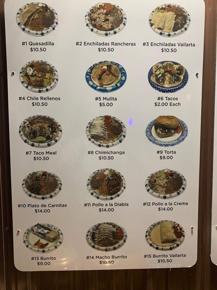 Las Palmitas - Powell, WY menu_pic