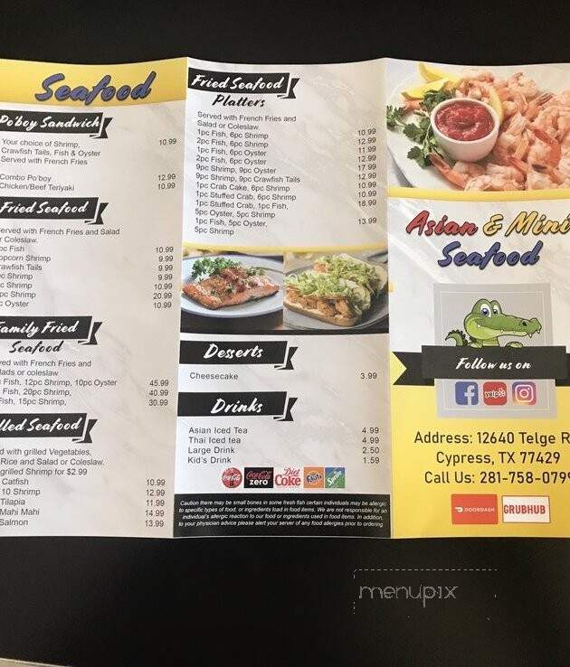 Asian And Mini's Seafood - Cypress, TX