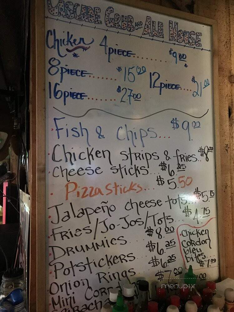 Cascade West Grub & Alehouse - Bend, OR menu_pic