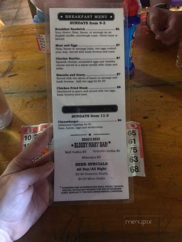 Cascade West Grub & Alehouse - Bend, OR menu_pic
