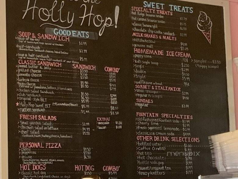 Holly Hop Ice Cream Shoppe - Lubbock, TX menu_pic