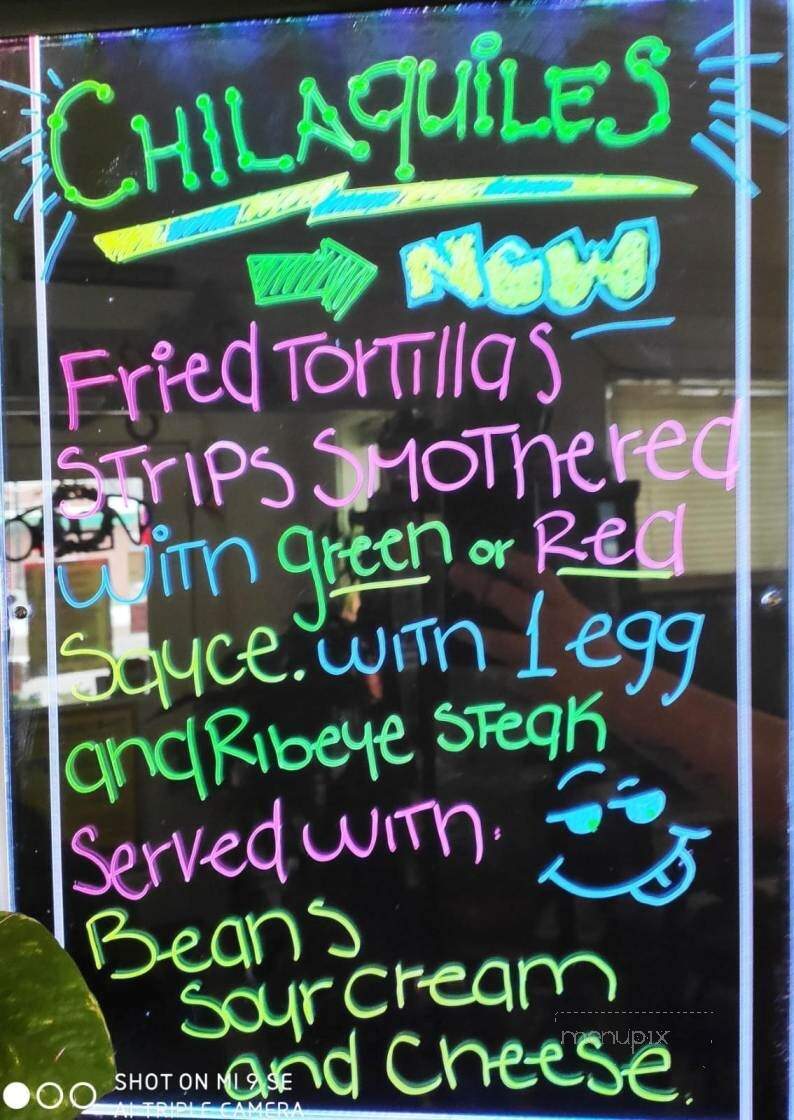 El Tapatio Dos - Sheridan, WY menu_pic