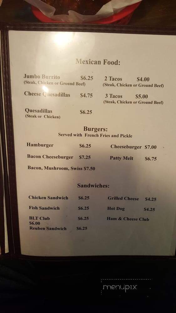 Carol's Corner - East Dundee, IL menu_pic