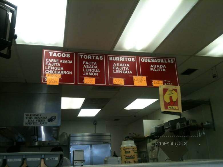 Taqueria El Primo - Garland, TX menu_pic