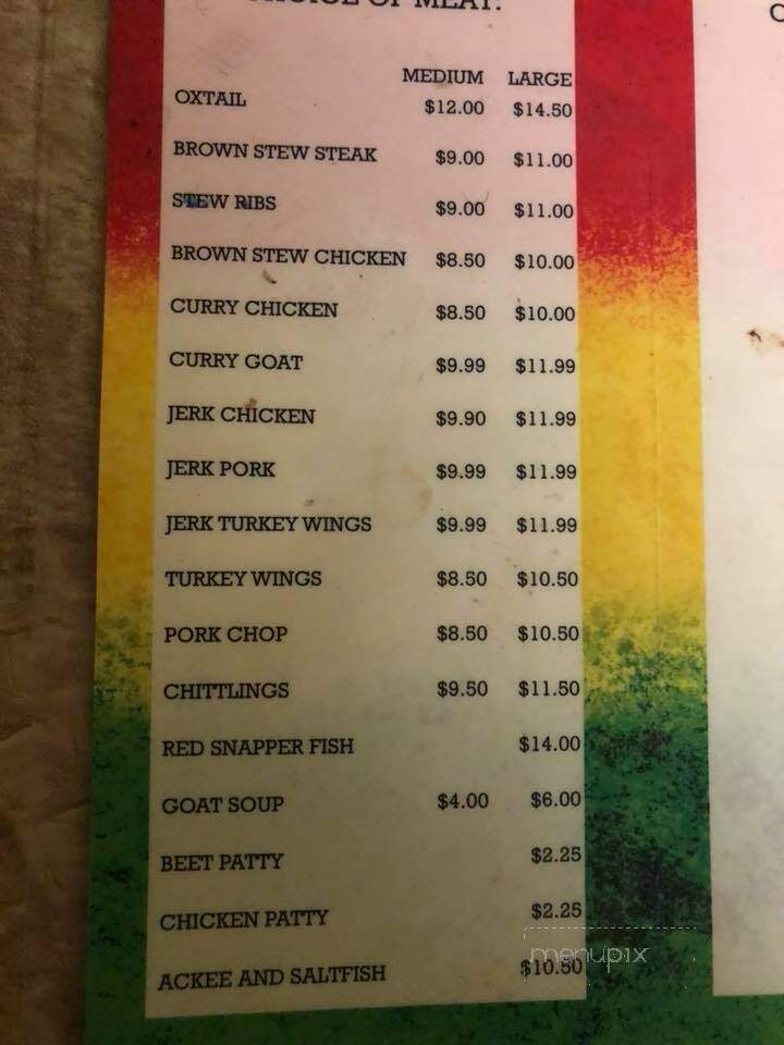 Byran's Caribbean Cuisine - Lakeland, FL menu_pic