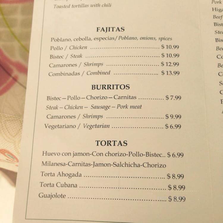 Los Amigos Taqueria Y Tienda - Largo, FL menu_pic