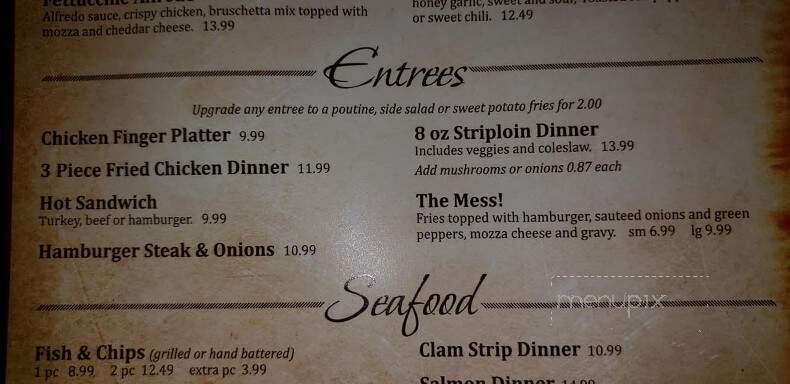 Teazers Kitchen - Amherst, NS menu_pic