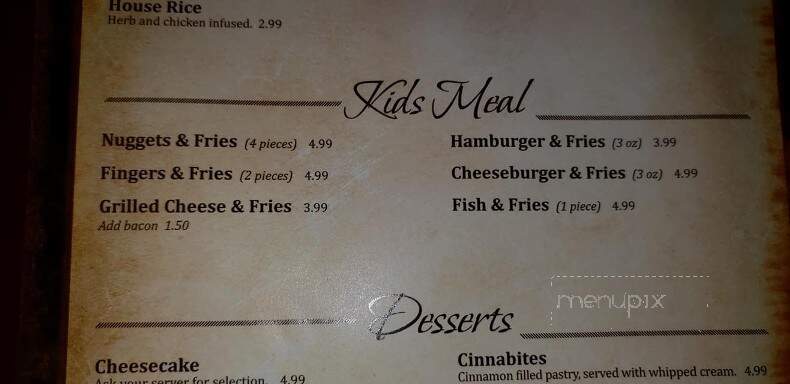 Teazers Kitchen - Amherst, NS menu_pic