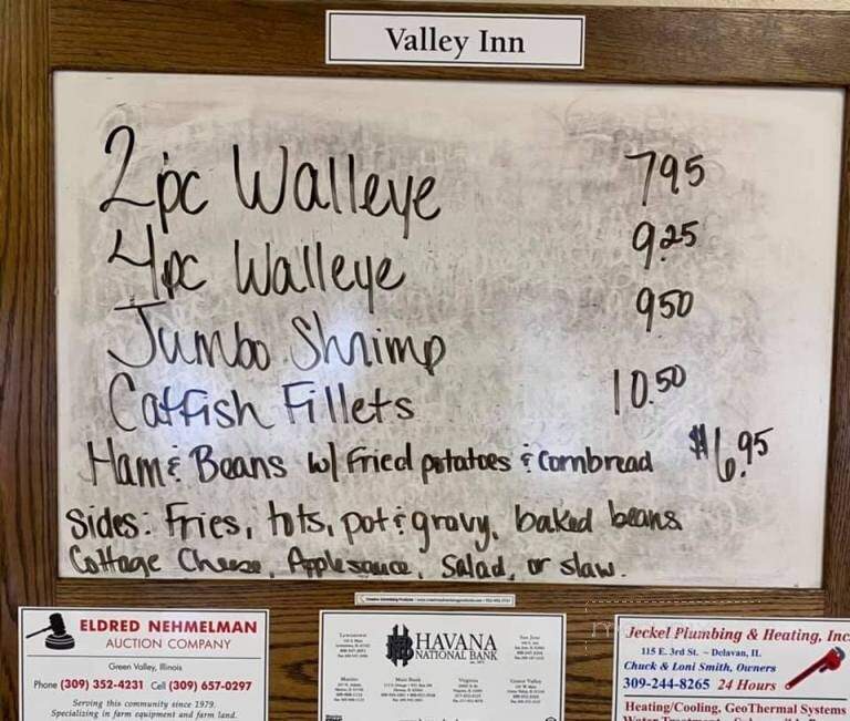 Valley Inn - Green Valley, IL menu_pic
