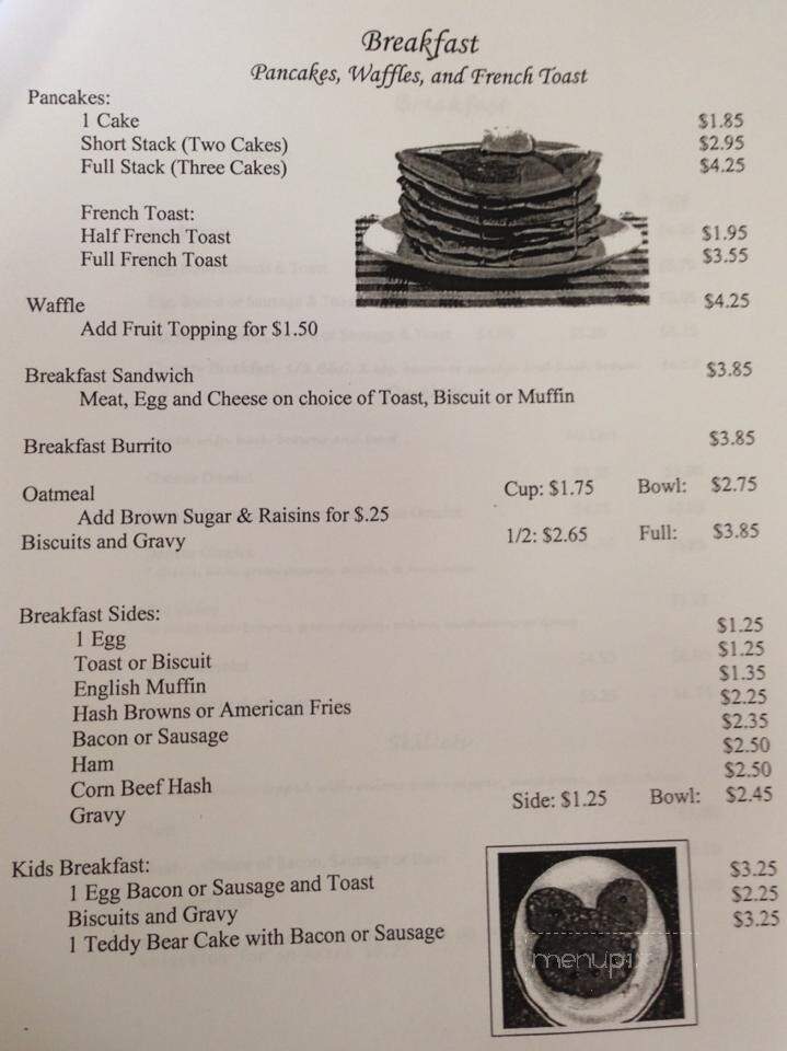 Valley Inn - Green Valley, IL menu_pic