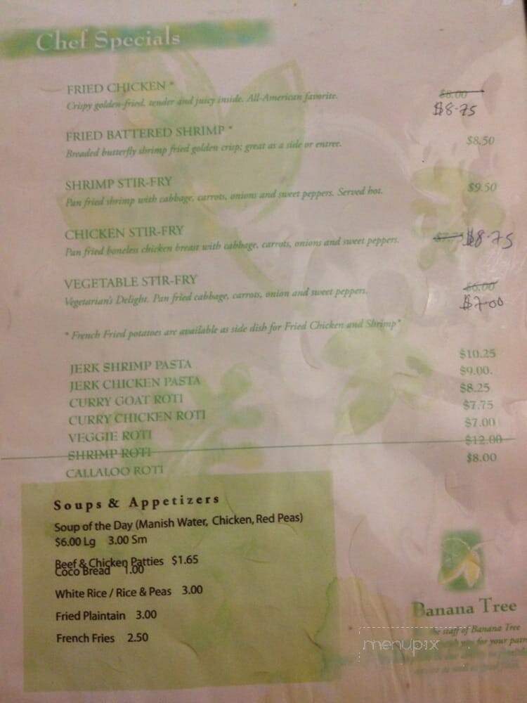 Banana Tree - Stone Mountain, GA menu_pic