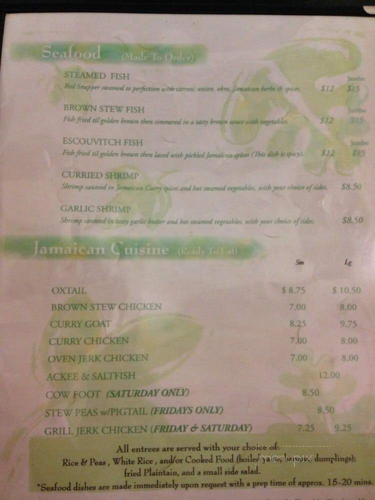 Banana Tree - Stone Mountain, GA menu_pic
