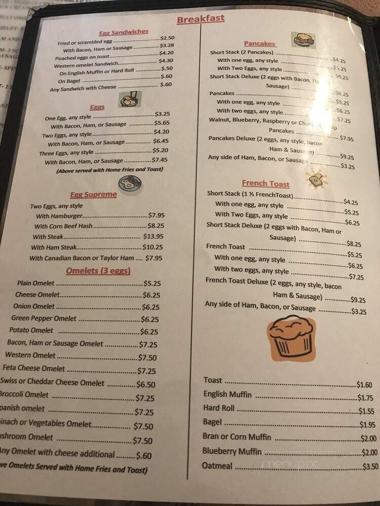 Felicia's Little Diner - Walden, NY menu_pic