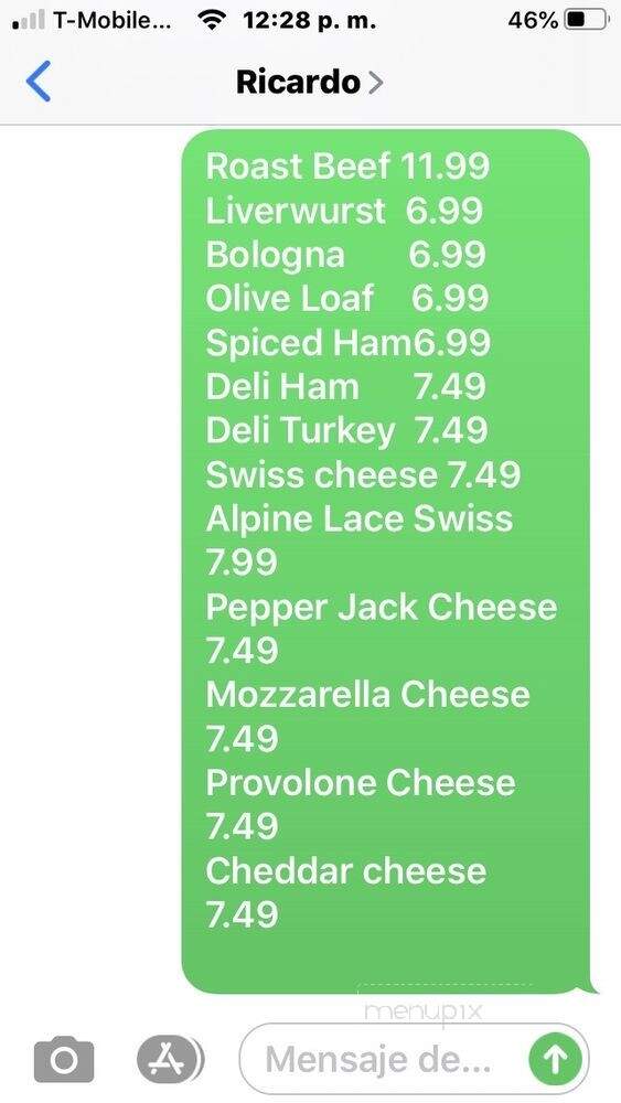 Hick's Deli - Hicksville, NY menu_pic