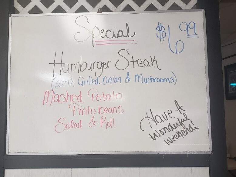 Atoka Truck Stop Restaurant - Atoka, OK menu_pic