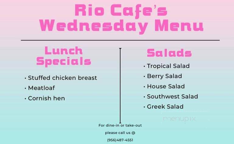 Rio Cafe - Rio Grande City, TX