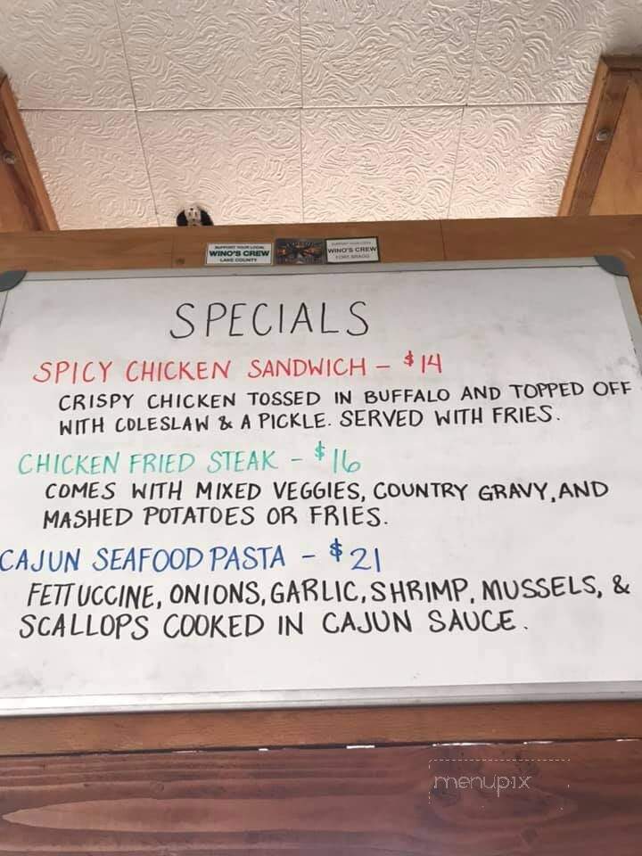 Boathouse Bar - Nice, CA menu_pic