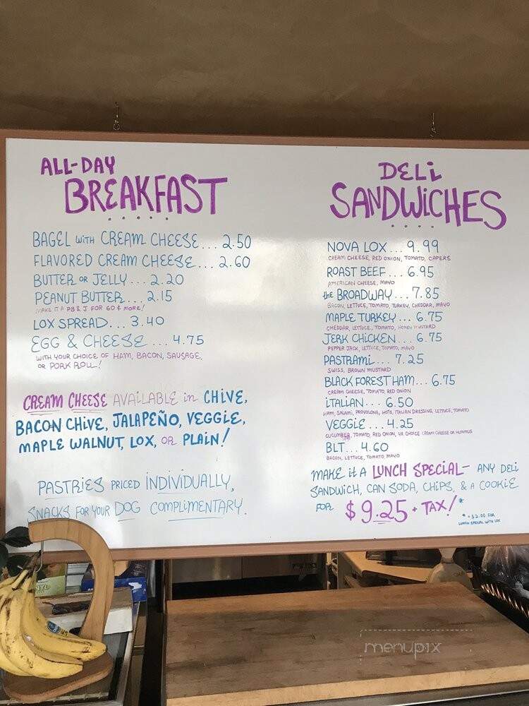 Bagel Express on Broadway - Providence, RI menu_pic