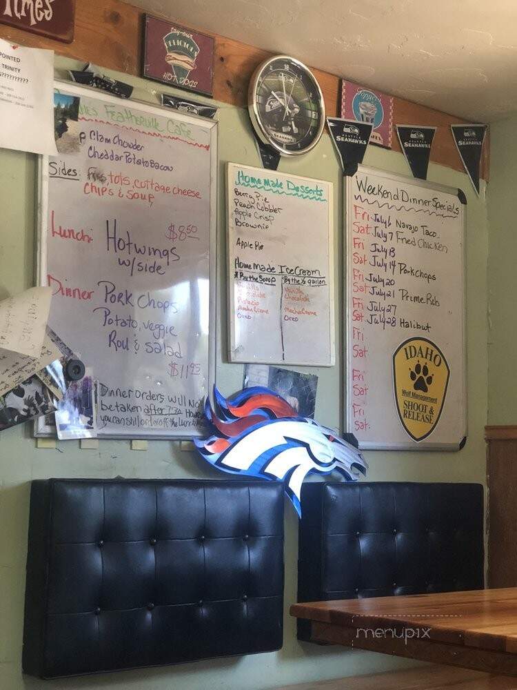 Cyndie's Featherville Cafe - Idaho City, ID menu_pic