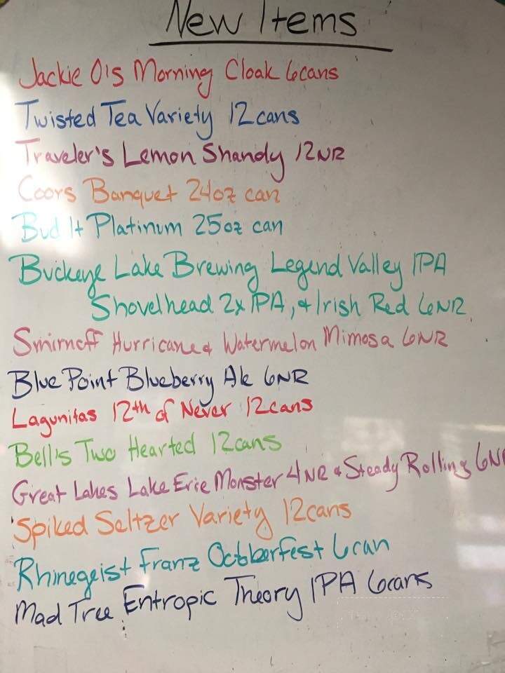 Red Eye Express - Newark, OH menu_pic
