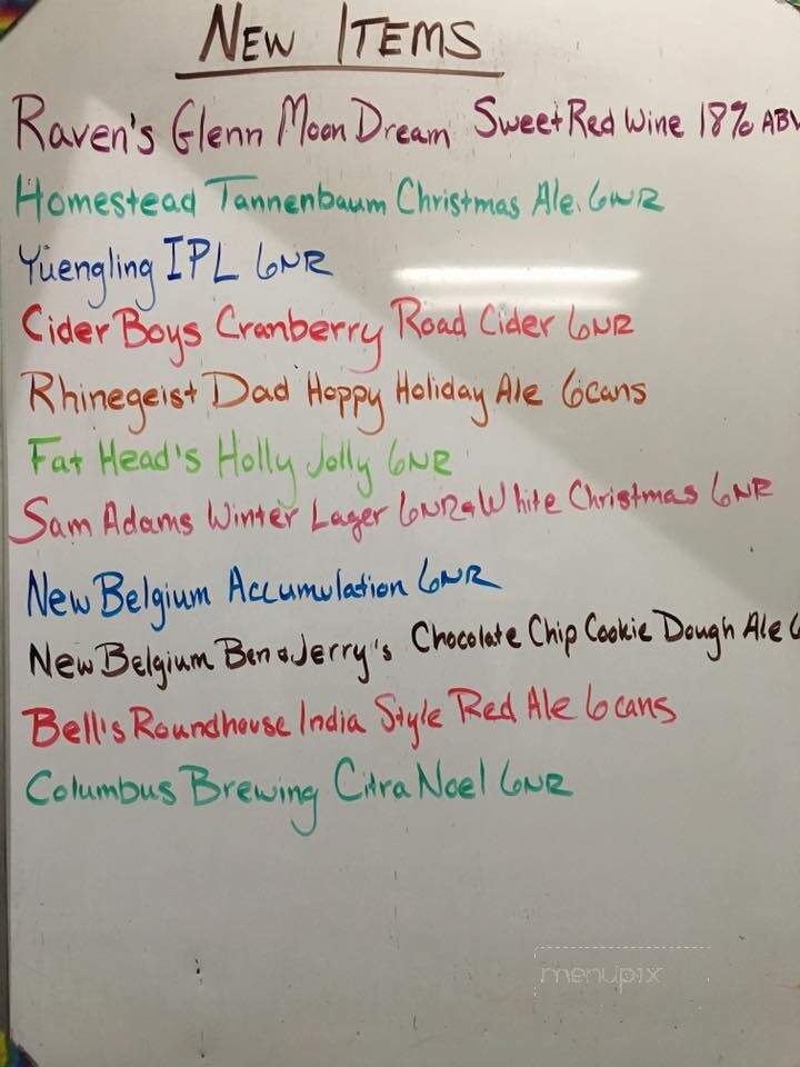 Red Eye Express - Newark, OH menu_pic