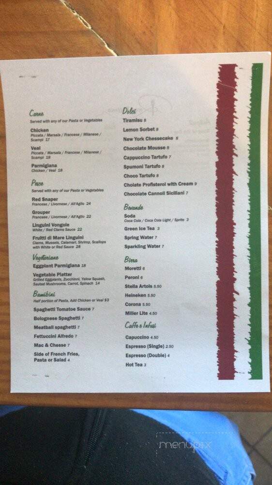 Rocca Trattoria - Lighthouse Point, FL menu_pic