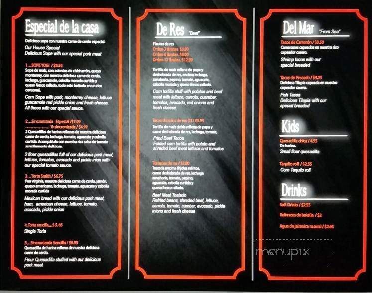 Sopes Yogi - Yuma, AZ menu_pic
