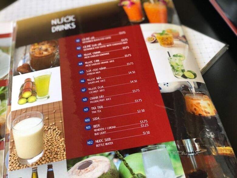 Pho Lyfe - Santa Clara, CA menu_pic