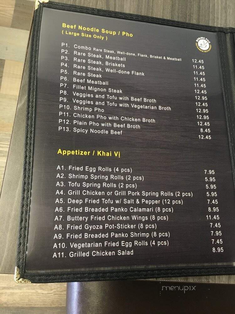 Boiling Pho - Escondido, CA menu_pic