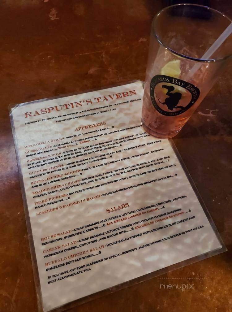 Rasputin's Tavern - Fairhaven, MA